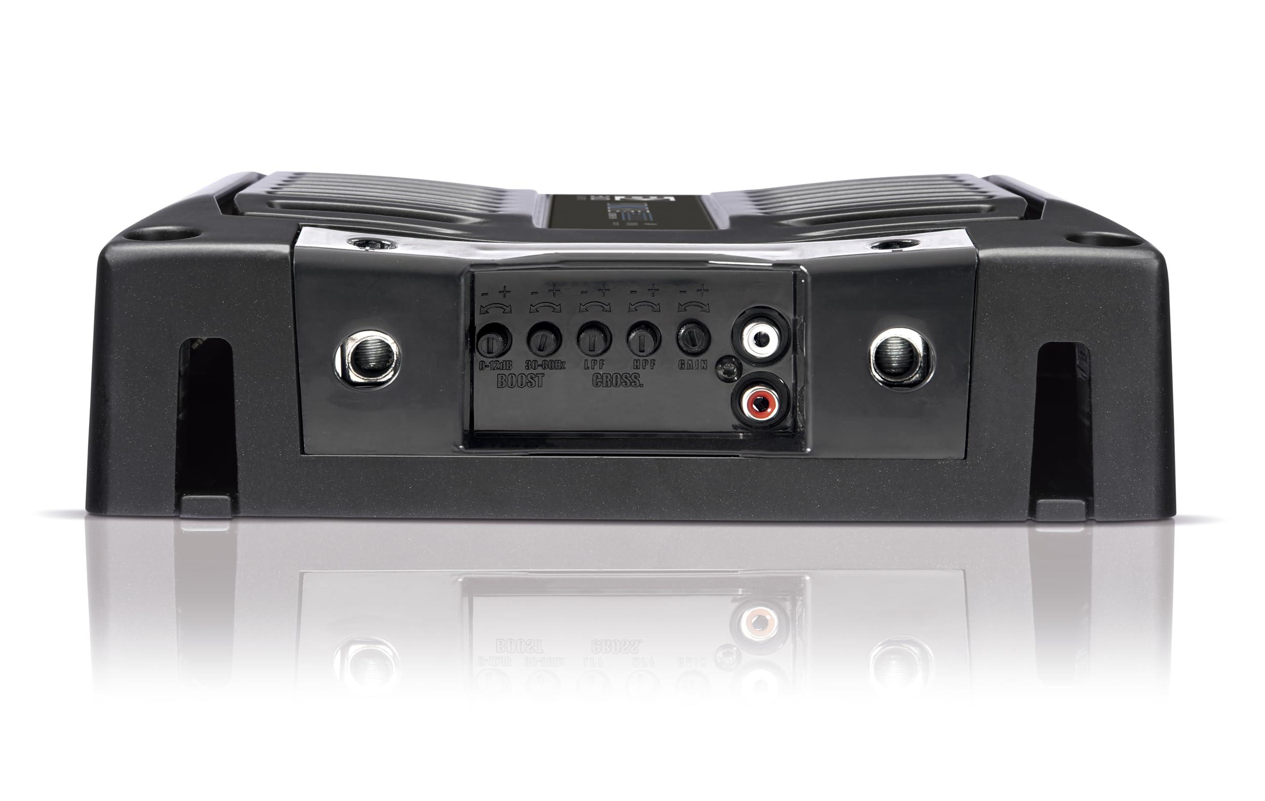Banda Audioparts Banda 1-Channel Vehicle Audio Bass Amplifier - High-Powered Mono Bass Amplifier w/Subsonic Filter and Low Pass Filter Stable at 1 ohm, LED Indicators, Sound Specialization - BANDA VIKING8001