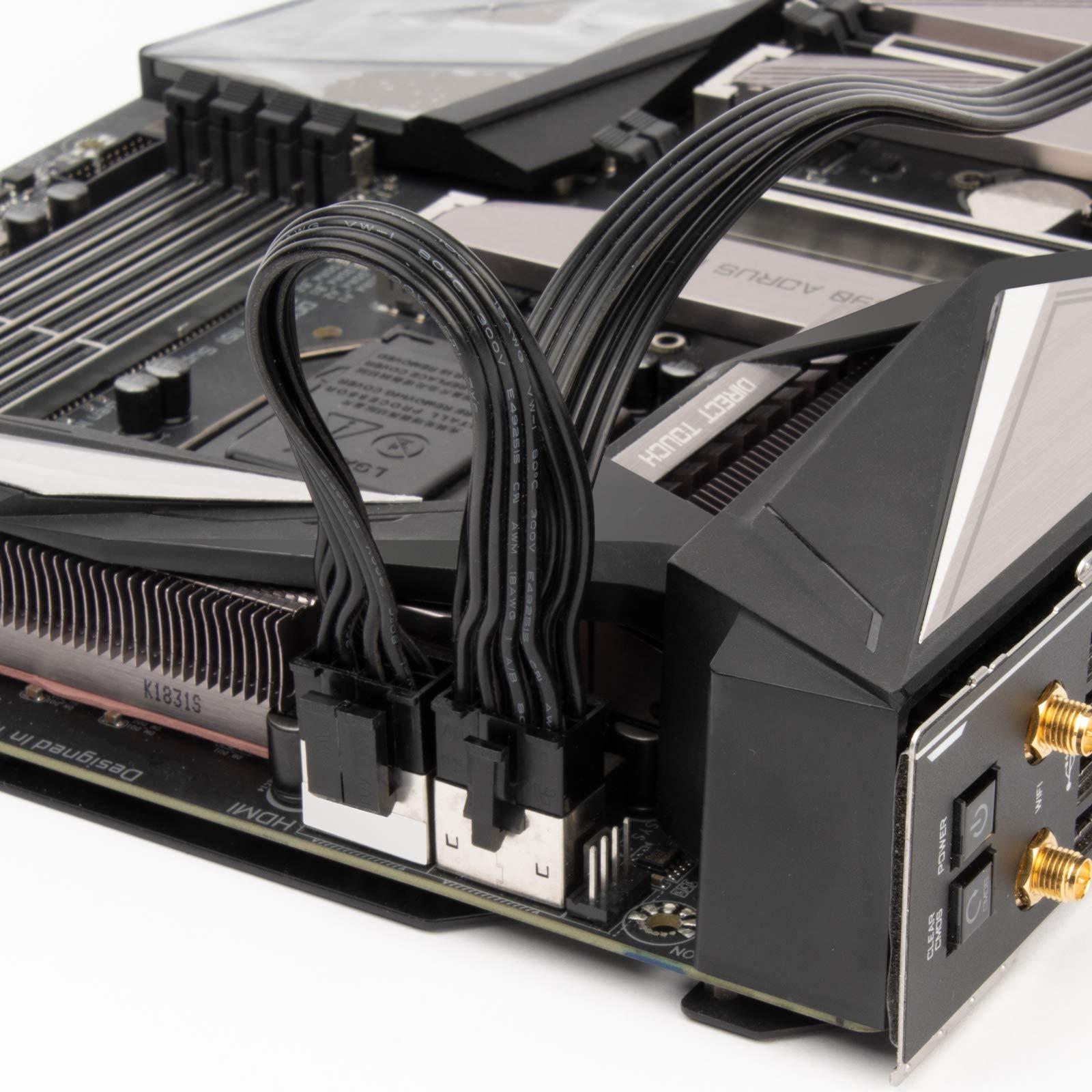 SilverStone Technology SilverStone Technology PP13 EPS 8 pin to EPS 8 pin + (4+4) pin Splitter for Silverstone PSUs