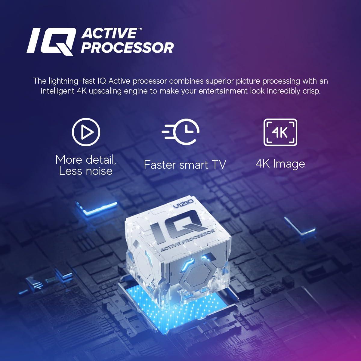 VIZIO VIZIO 70-inch V-Series Full Array LED 4K UHD Smart TV, HDR10+, IQ Active, V-Gaming Engine, with Apple Airplay and Chromecast Built-in + Free Wall Mount (No Stand) - V705X-J01 (Renewed)