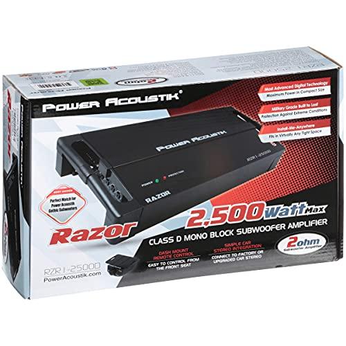 Power Acoustik Power Acoustik RZR1-2500D class D mono block subwoofer Amplifier