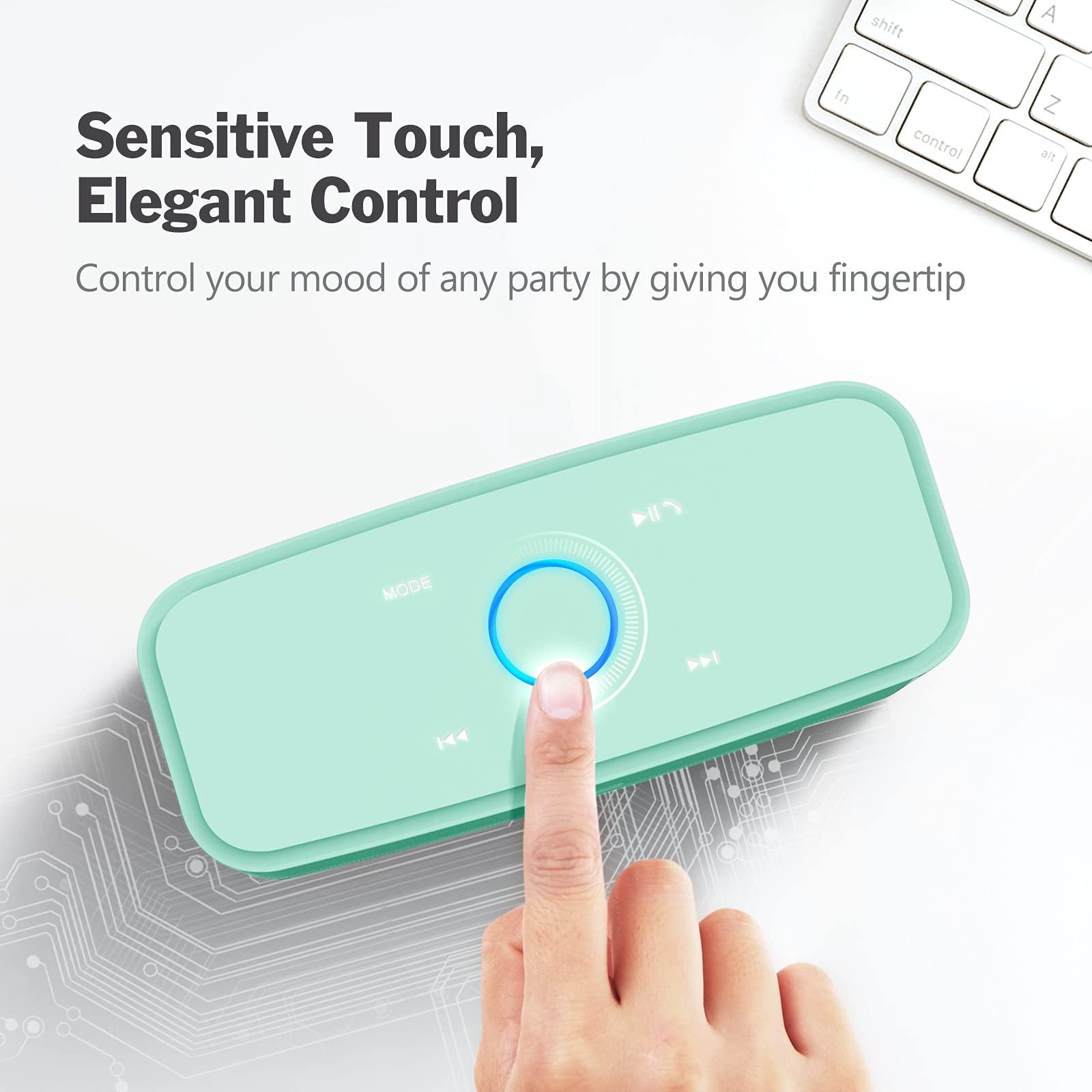 DOSS DOSS SoundBox Pro Bluetooth Speaker Black Bundle SoundBox Touch Bluetooth Speaker Green