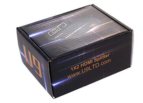 u9 U9 ViewHD 2 Port 1x2 Powered HDMI 1 in 2 Out Mini Splitter for 1080P & 3D | Model: VHD-1X2MN3D