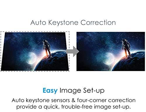 Optoma Optoma GT5600 Ultra Short Throw Gaming and Movie Projector, 3600 Lumens for Ambient Lighting, Easy Setup with Auto Keystone, 100-in Image from Only a Few Inches Away