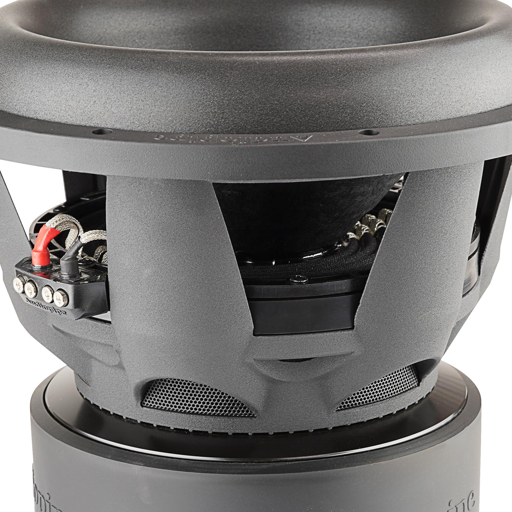 Audiopipe Audiopipe 12\" Competition Subwoofer (TXX-BDX-12), Superior Performance, 3000W, 3 Magnets, BASV Voice Coil, Aluminum Basket, Multi-Connect, Stitching Surround, Non-Press Paper Cone, 2 x 4 Ohms