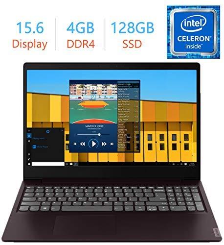 Lenovo Lenovo Ideapad S145 15.6-inch HD Display Laptop PC, Intel Celeron 4205U 1.8GHz Processor, 4GB DDR4 RAM, 128GB Solid State Drive, Dolby Audio, WiFi, Intel UHD Graphics, Bluetooth, HDMI, Windows 10