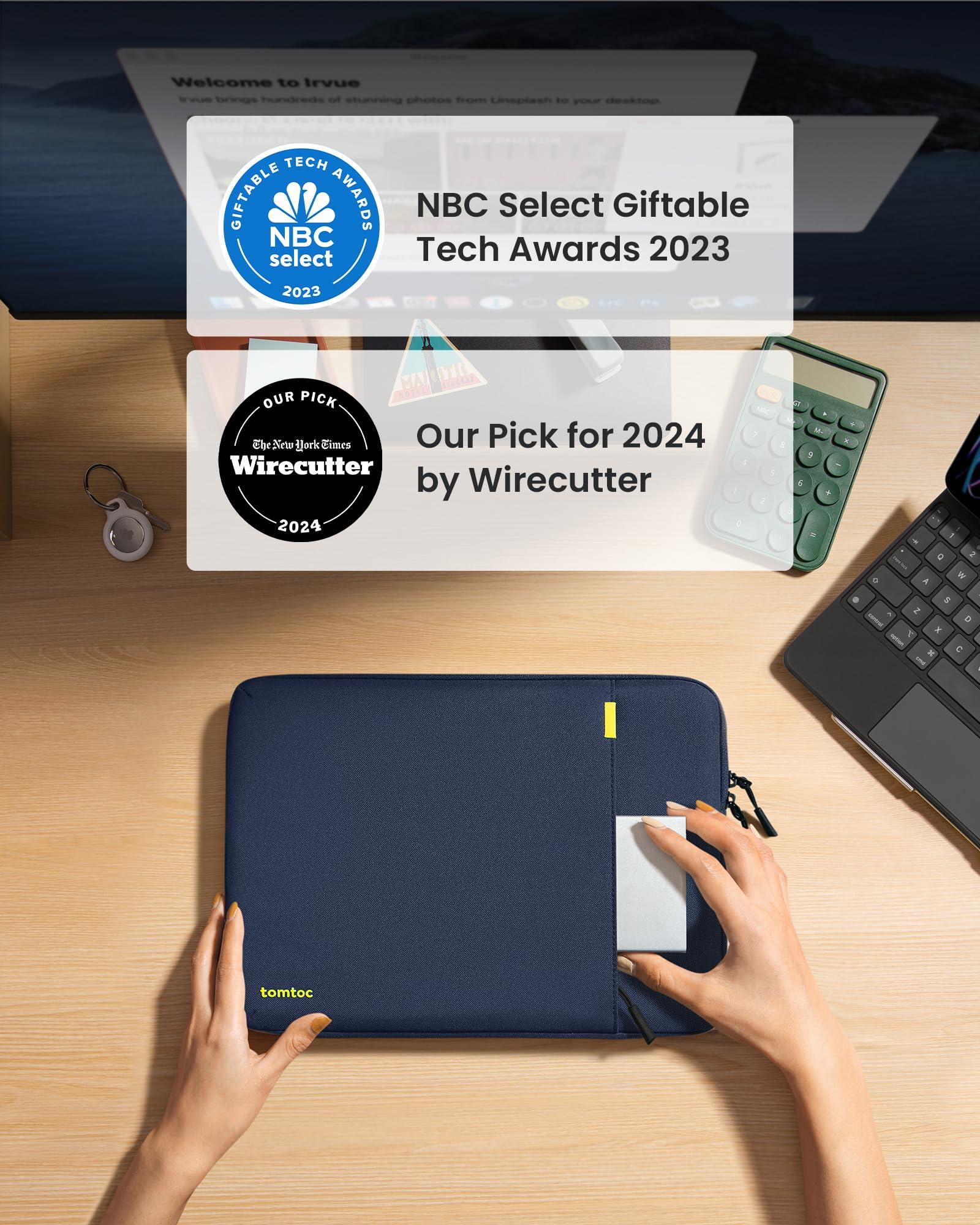 tomtoc tomtoc 360 Protective Tablet Sleeve for iPad Pro 11-inch (M4/4th/3rd/2nd/1st Gen), iPad Air 11-inch (M3/M2) 2025 with Magic Keyboard/Smart Keyboard Folio, iPad (A16)11-in, Water-Resistant Tablet Case