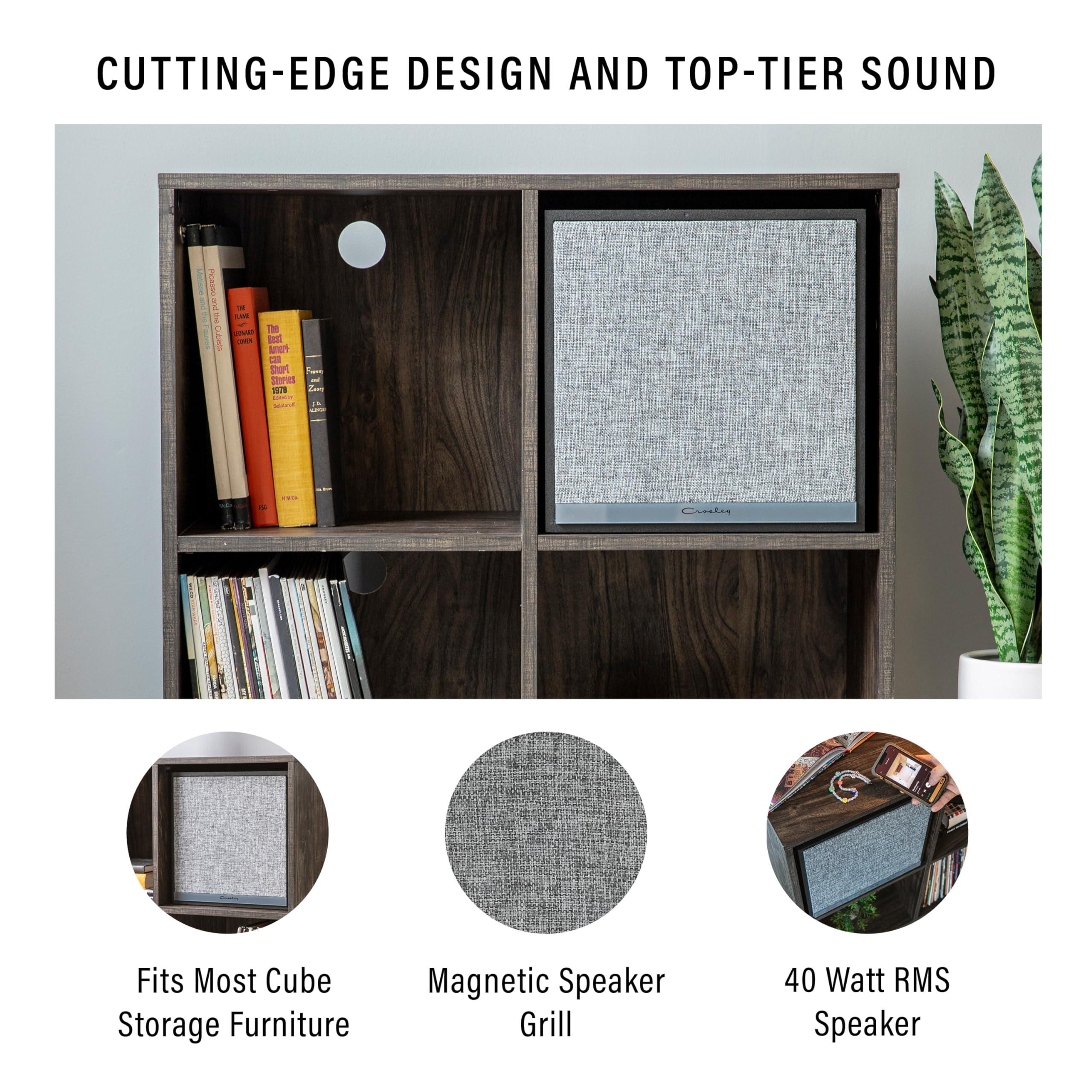 Crosley Crosley CR3111A-BK Cadence Cube Bluetooth Speaker, Black