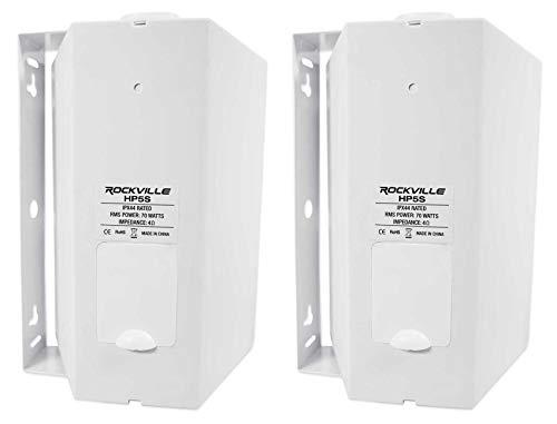 Rockville Rockville 10 HP5S 5.25" Outdoor/Indoor Home Theater Patio Speakers+Swivel Mounts