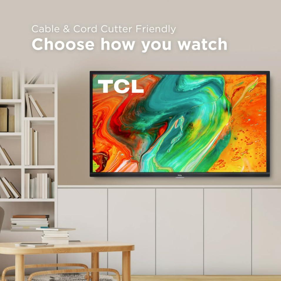 TCL TCL 40-Inch Class 3-Series FHD LED Smart Android TV + Wall Mount Chromecast Built-in Bluetooth 40S334 (Renewed)