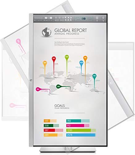 HP HP EliteDisplay 27-Inch Screen LED-Lit Monitor Black/Silver (1FH52A8#ABA) (Renewed)