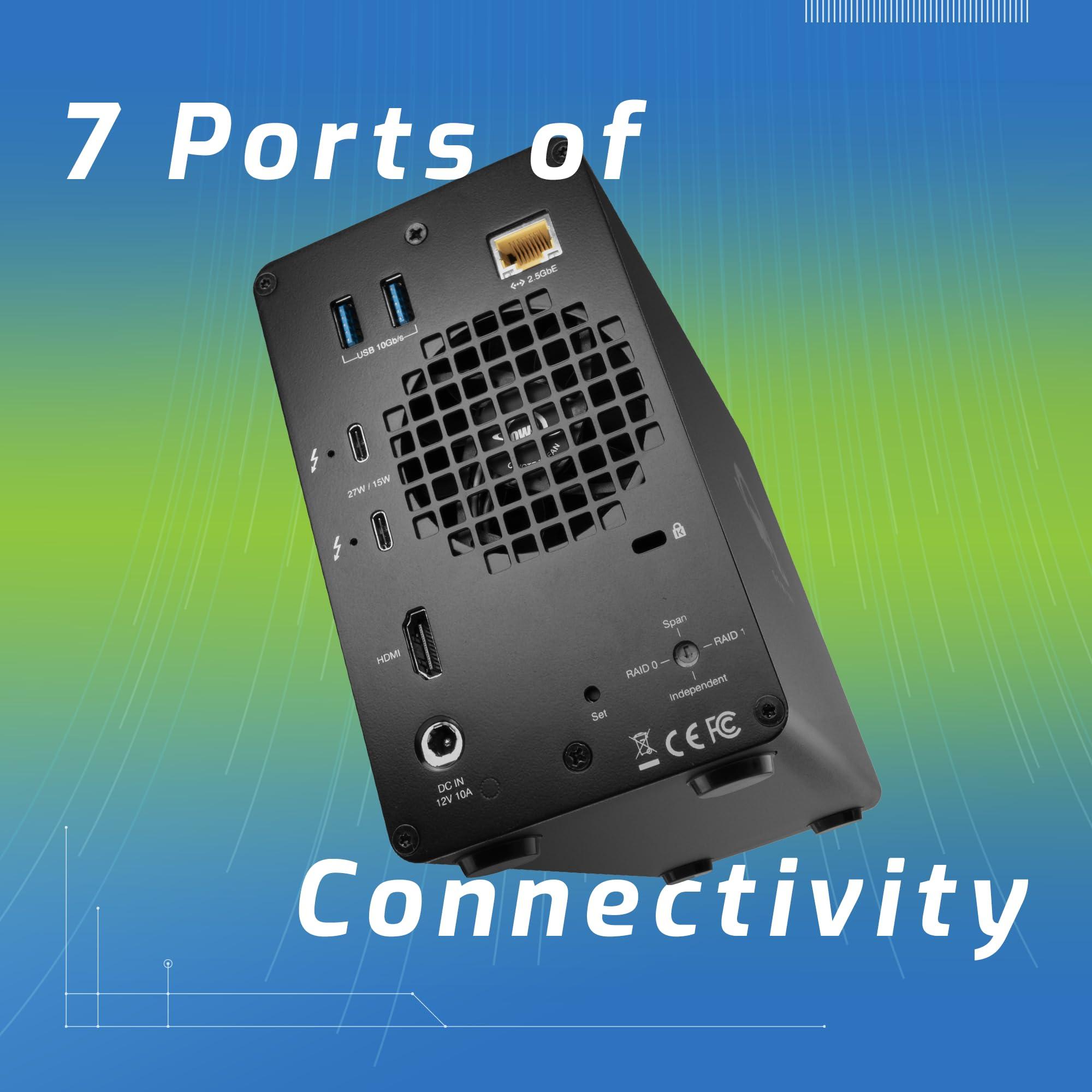 OWC 6.0TB OWC Gemini Ultra X6 Thunderbolt (USB-C) Dock and Dual-Drive SSD RAID External Storage Solution