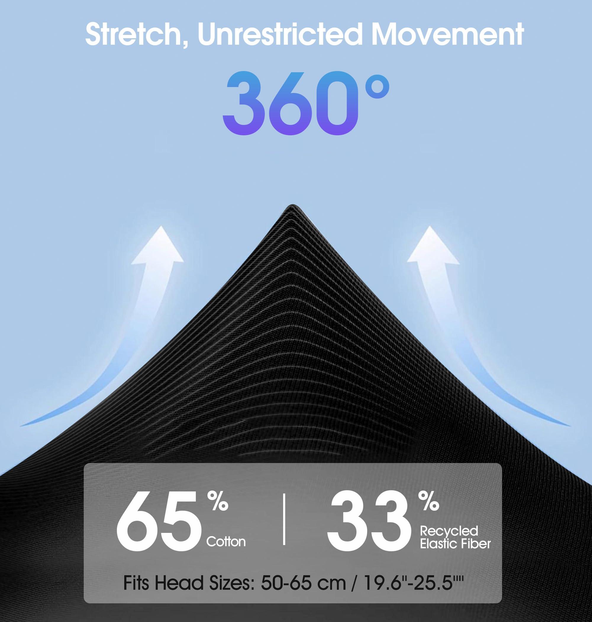 TOPOINT TOPOINT Sleep Headphones Bluetooth 5.4, Sports Wireless Earphones Sweat Breathable with HD Stereo Speaker for Women Men Sports Gifts Workout Jogging Yoga Insomnia Travel Meditation