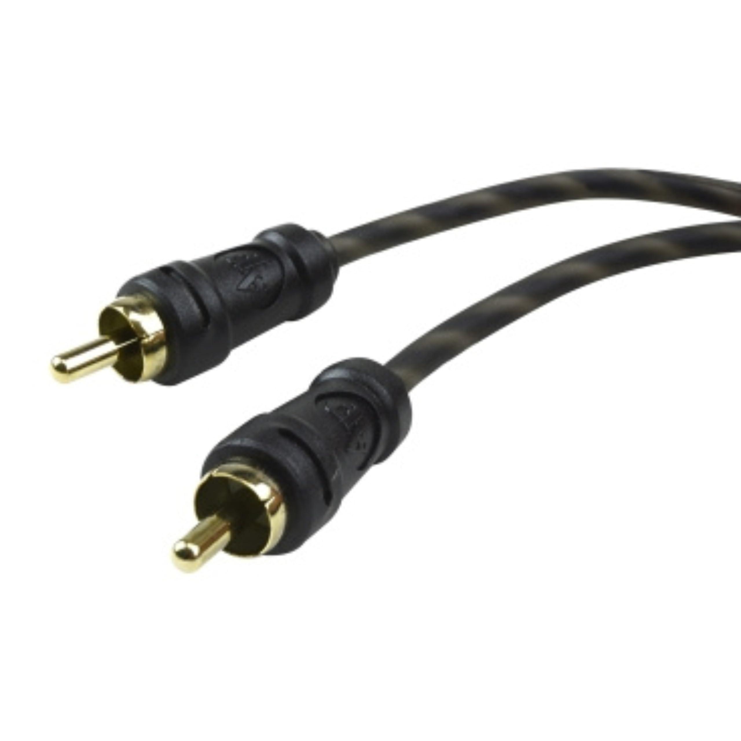 Audiopipe Audiopipe 18" 1 Male to 2 Male RCA Cable, HQ 24kt Gold connections