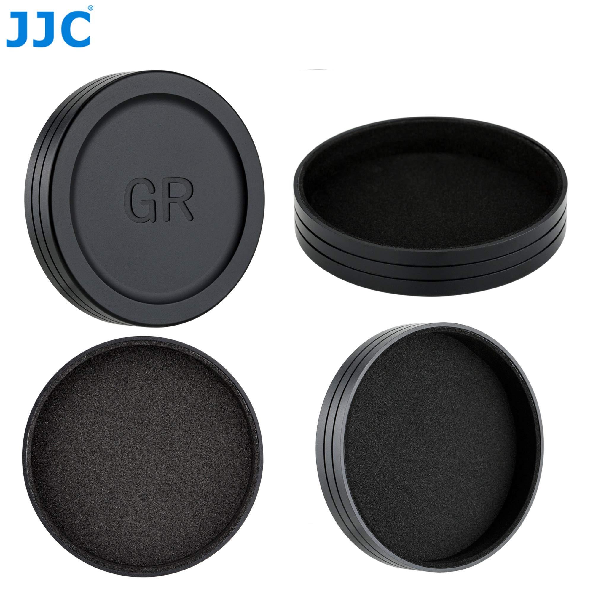 JJC JJC LC-GR3 Metal Lens Cap for Ricoh GR III GR IIIx and GR II Camera, Ricoh GR III Lens Cap, Lens Cap for Ricoh GRIII GR IIIx GRII, Made of Premium Aluminium Alloy