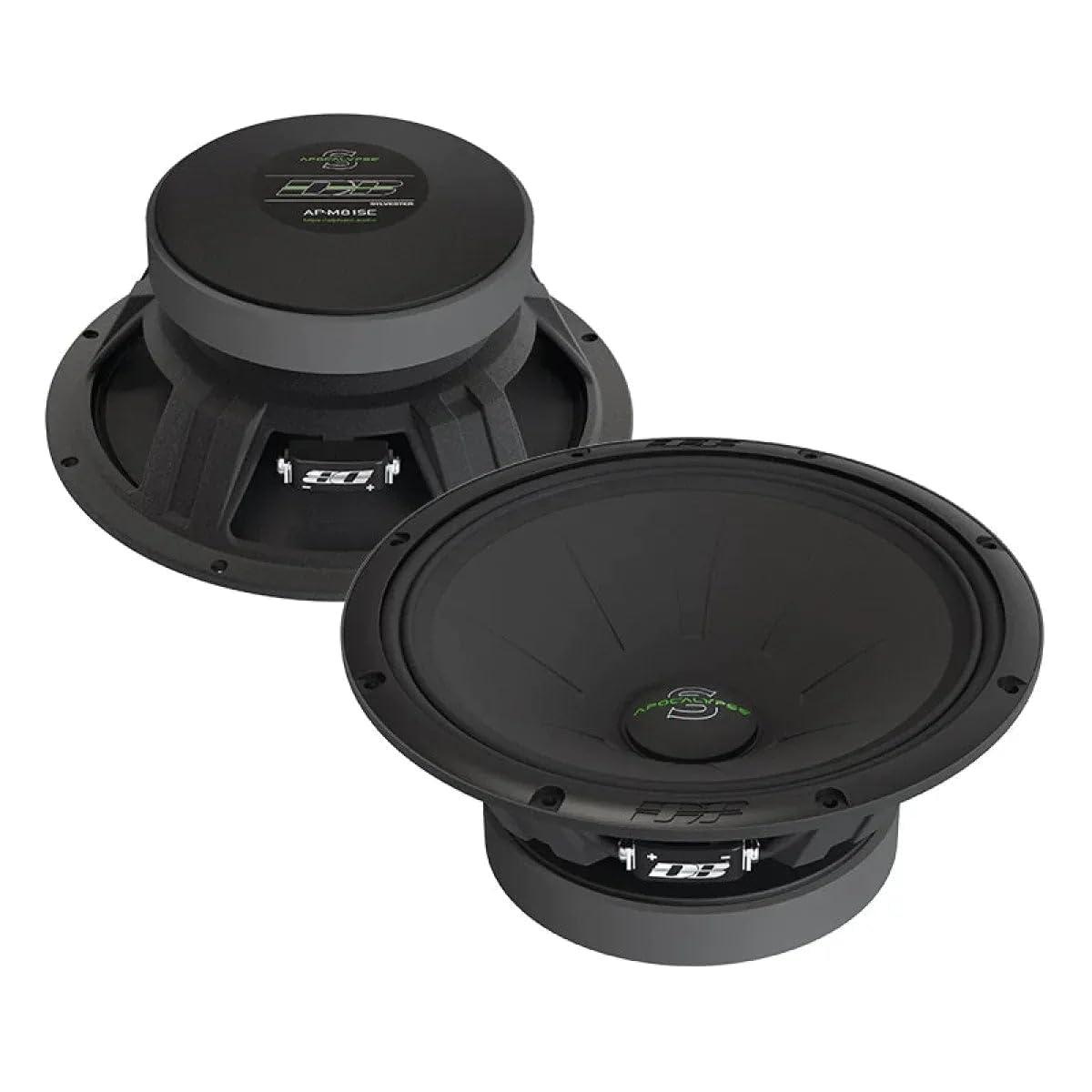 Deaf Bonce Deaf Bonce APOCALYPSE Black 8\" 170W RMS 4-Ohm Midrange Speakers Pair/AP-M81SE