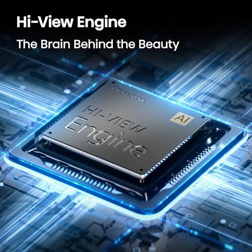 Hisense Hisense 65-Inch Class U6 Series Mini-LED ULED 4K UHD Google Smart TV (65U6N, 2024 Model) - QLED, Motion Rate 240, HDR 10+, Full Array Local Dimming, Game Mode Plus, Alexa Compatibility