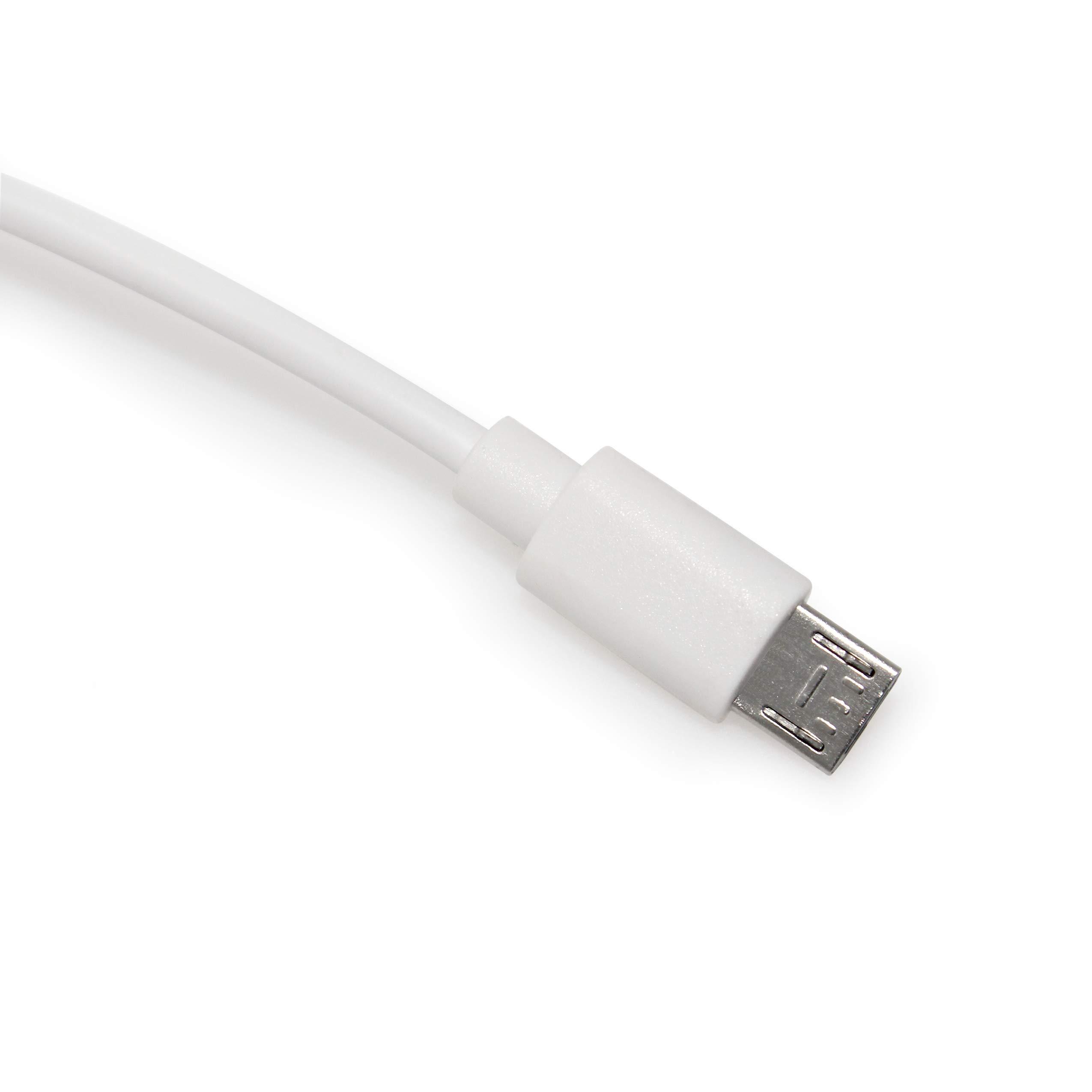 VEBNER Vebner 6ft Power Adapter Compatible with Google Home Mini Power Cable - Micro B Power Adapter (Long)