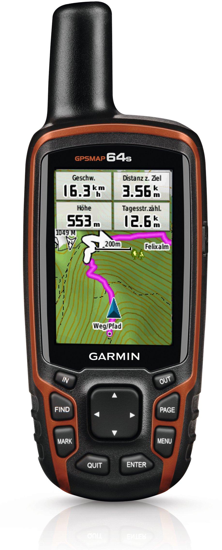 Garmin Garmin GPSMAP 64s Worldwide with High-Sensitivity GPS and GLONASS Receiver