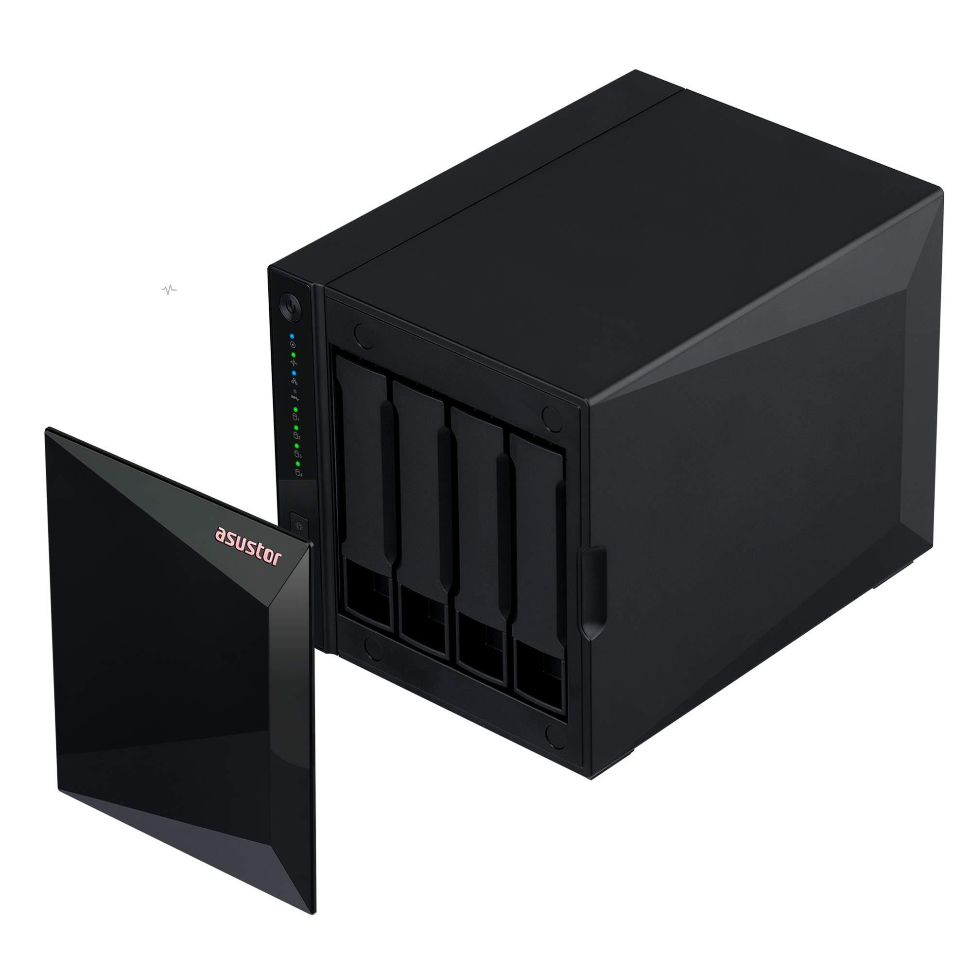 Asustor Asustor AS3304T 4 Bay NAS Quad-Core CPU, 2.5Gbe Port, 2GB DDR4 + 24TB HDD (Four 6TB HDD Included)