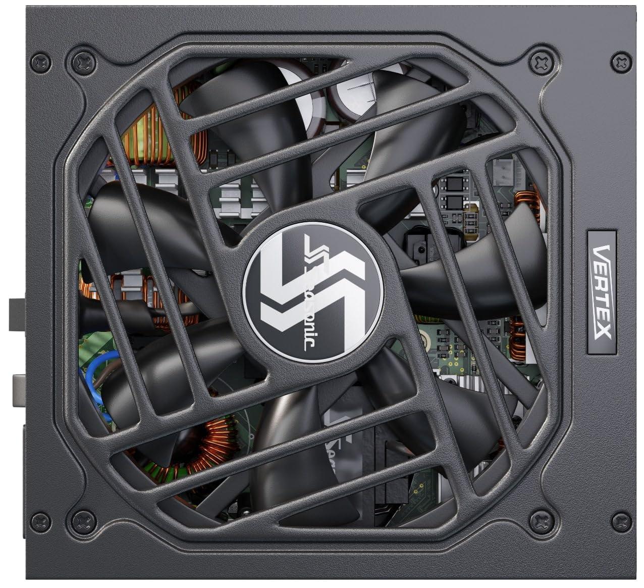 Seasonic Seasonic Vertex GX-1000-1000W - 80+ Gold - ATX 3.0 & PCIe 5.0 Ready - Full-Modular - ATX Form Factor - Low Noise - 12 Year Warranty - Nvidia RTX 30/40 Super & AMD GPU Compatible