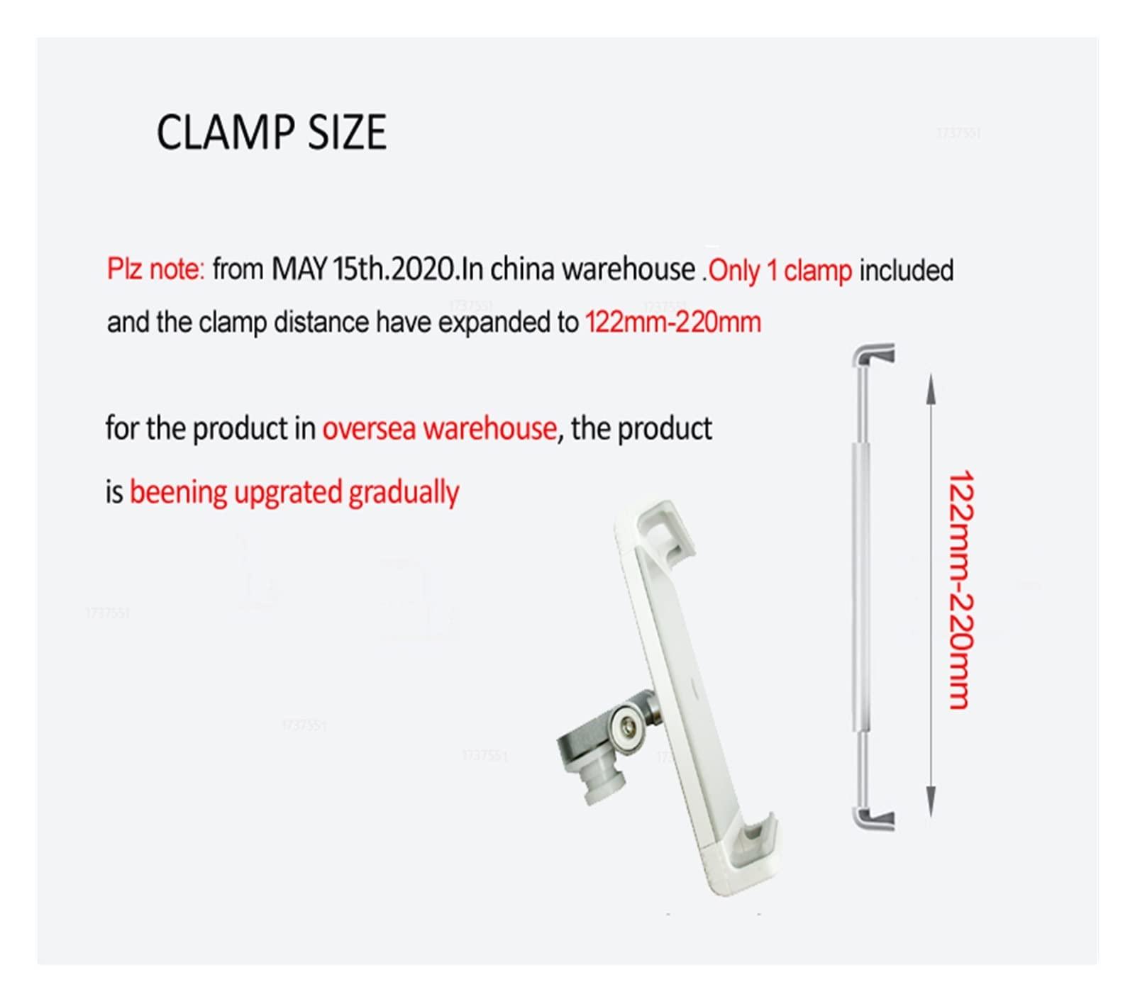 MeLphi MeLphi OA-9X Double Arm Multifunctional Aluminum 9inch 10inch Pad Onemix 3s Desk Mount Laptop Table Stand Monitorbracket Shelf (Color : No 13inch clamp)