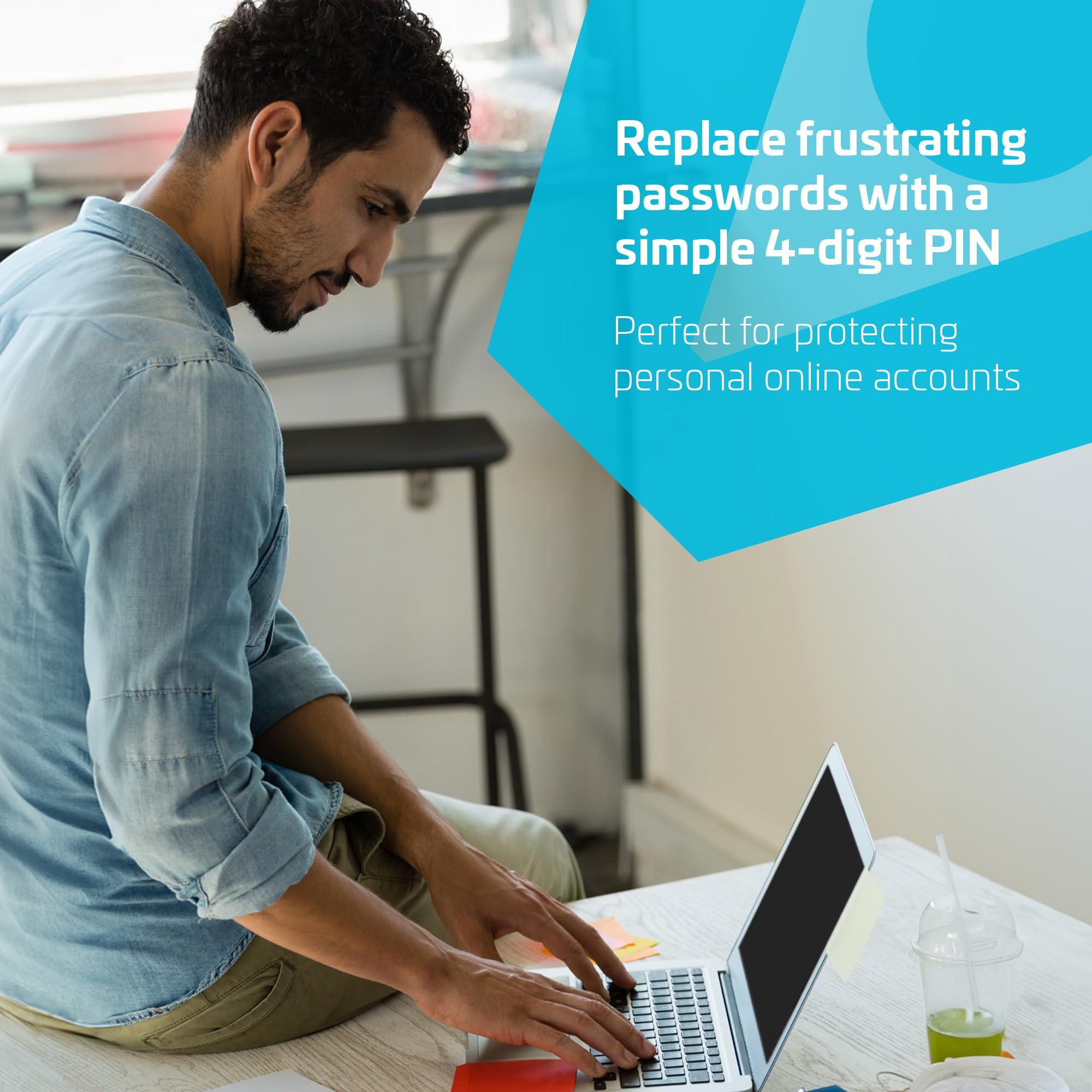 Thales Thales - SafeNet eToken FIDO - FIDO2 Certified Security Key - Passwordless Phishing-Resistant Authentication for Web Apps, Devices & Desktops - USB-A