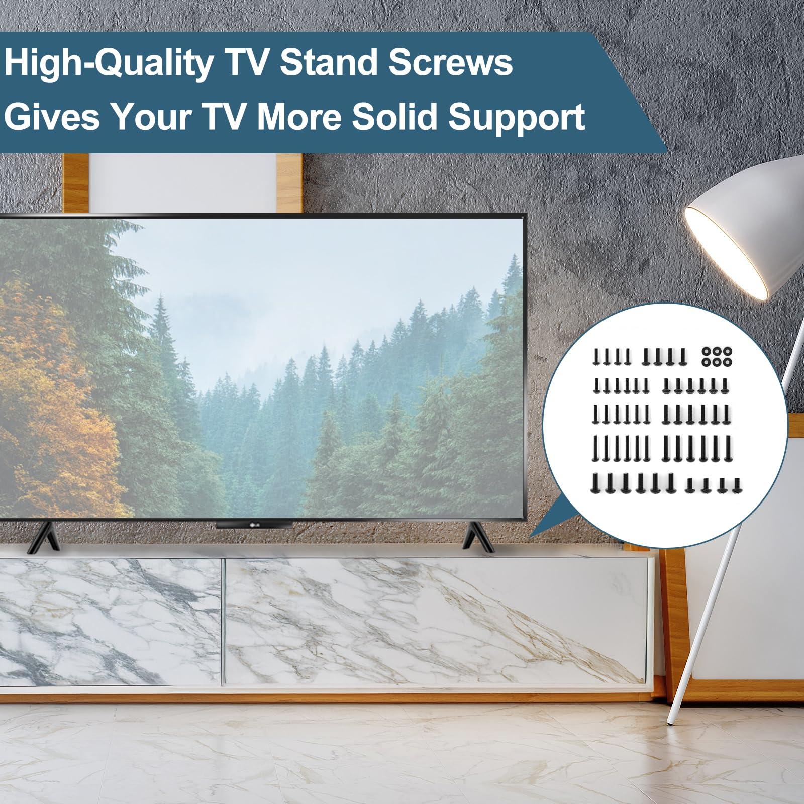 Yaotieci TV Mount Screws for LG TV Stand Replacement Base Screw, TV Stand Screw for LG 27" 32" 43" 49" 50" 55" 60" 65" 70" 75" 86" Legs