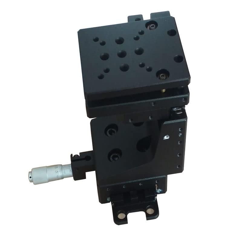 FIERRG Lab Microscope Equipment Microscope Manual Stage PT-WZ13 XYZ Tilt andl Rotation Manual Integrated Positioning Stage Microscope Accessories