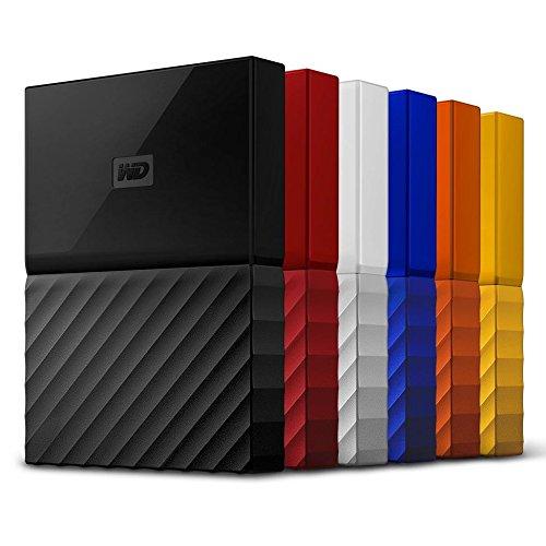 Western Digital WD 1TB Black My Passport Portable External Hard Drive - USB 3.0 - WDBYNN0010BBK-WESN
