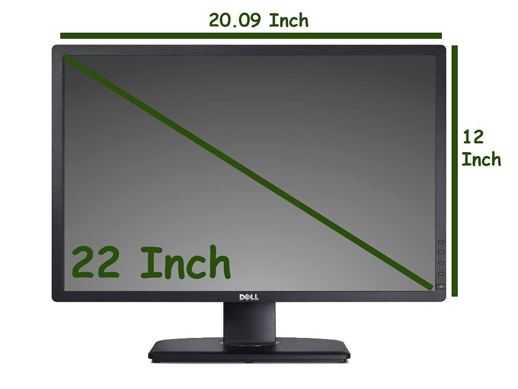 Dell Dell P2212HF Full HD Widescreen 22 inch LED Monitor, 1080p at 60Hz, VGA, DVI, 16.7 Million Colors, 178 Degree Viewing Angle, Built-in USB Hub, HD at 60Hz, 5ms Response time (Renewed)