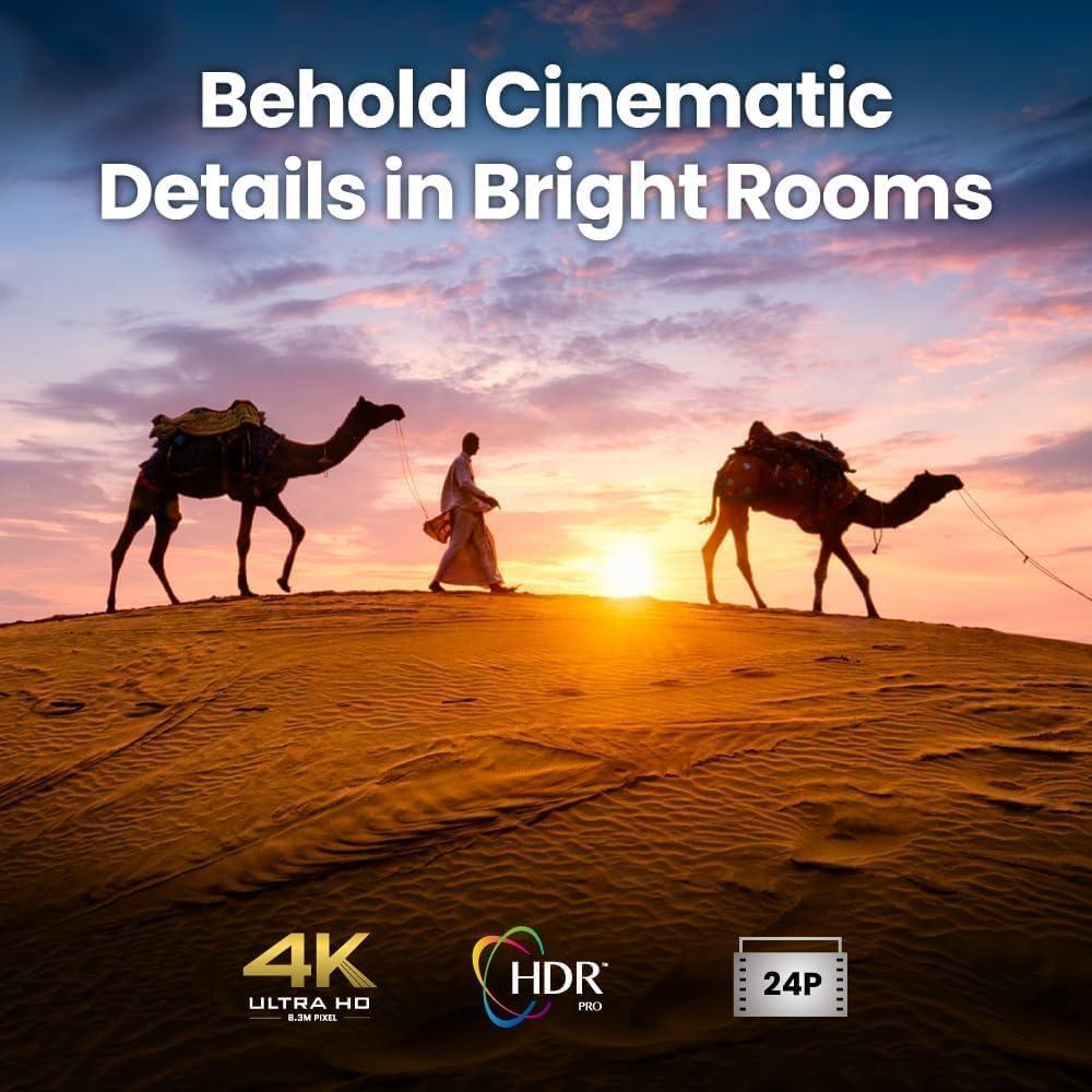 BenQ BenQ TK860i | Smart Home Theater Projector | 4K HDR Streaming with LED Vibrant Color | Android TV with Netflix, Chromecast, Dolby Digital Plus | 2D Keystone | Built in 10W Speakers | Wifi connectivity