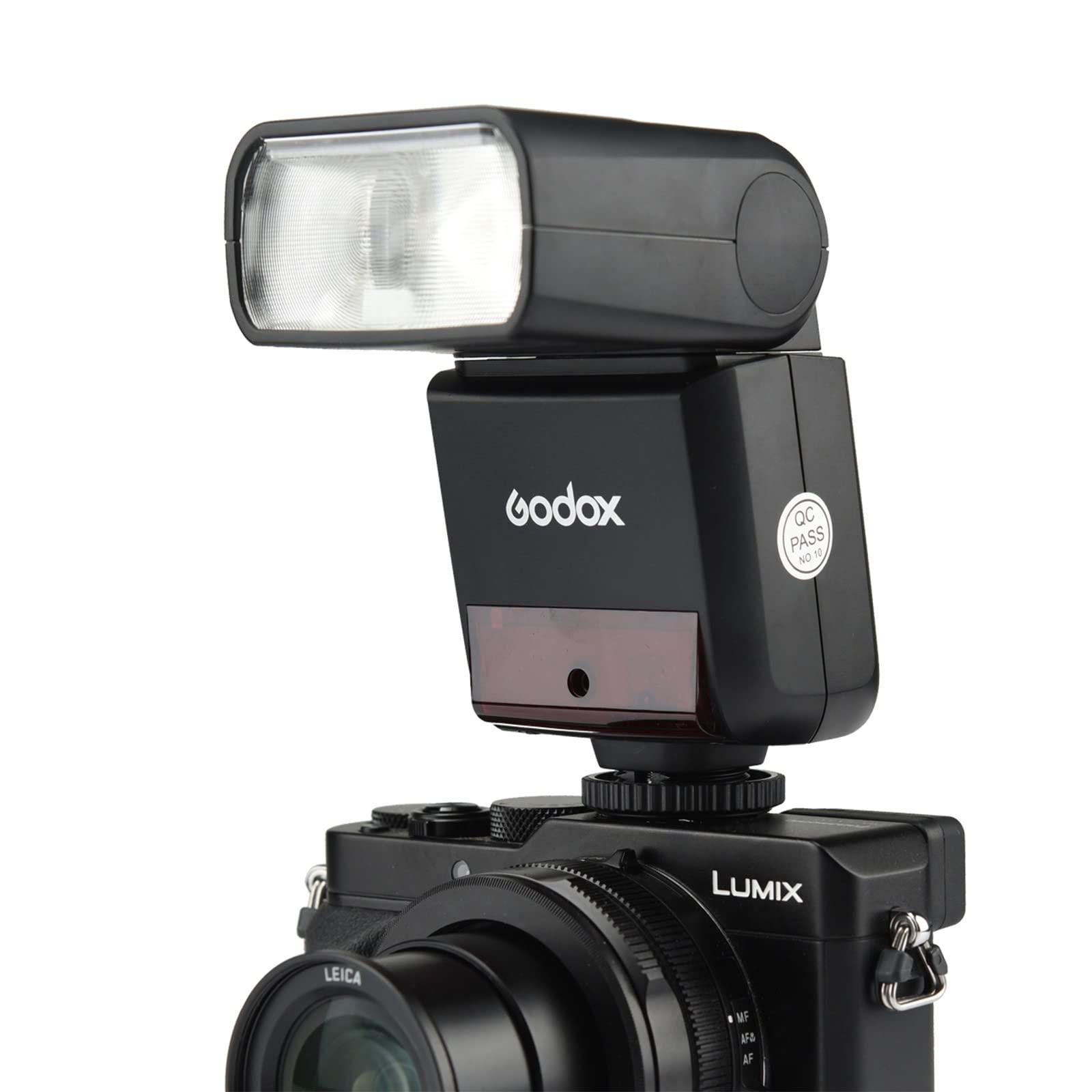 GODOX Godox V350O TTL Flash for Olympus Panasonic GN36 1/8000s HSS Camera Flash w/ 2000mAH Battery 500 Times Full Power Flash 0.1s-1.7s Recycle Time for Olympus Panasonic Camera (V350-O)