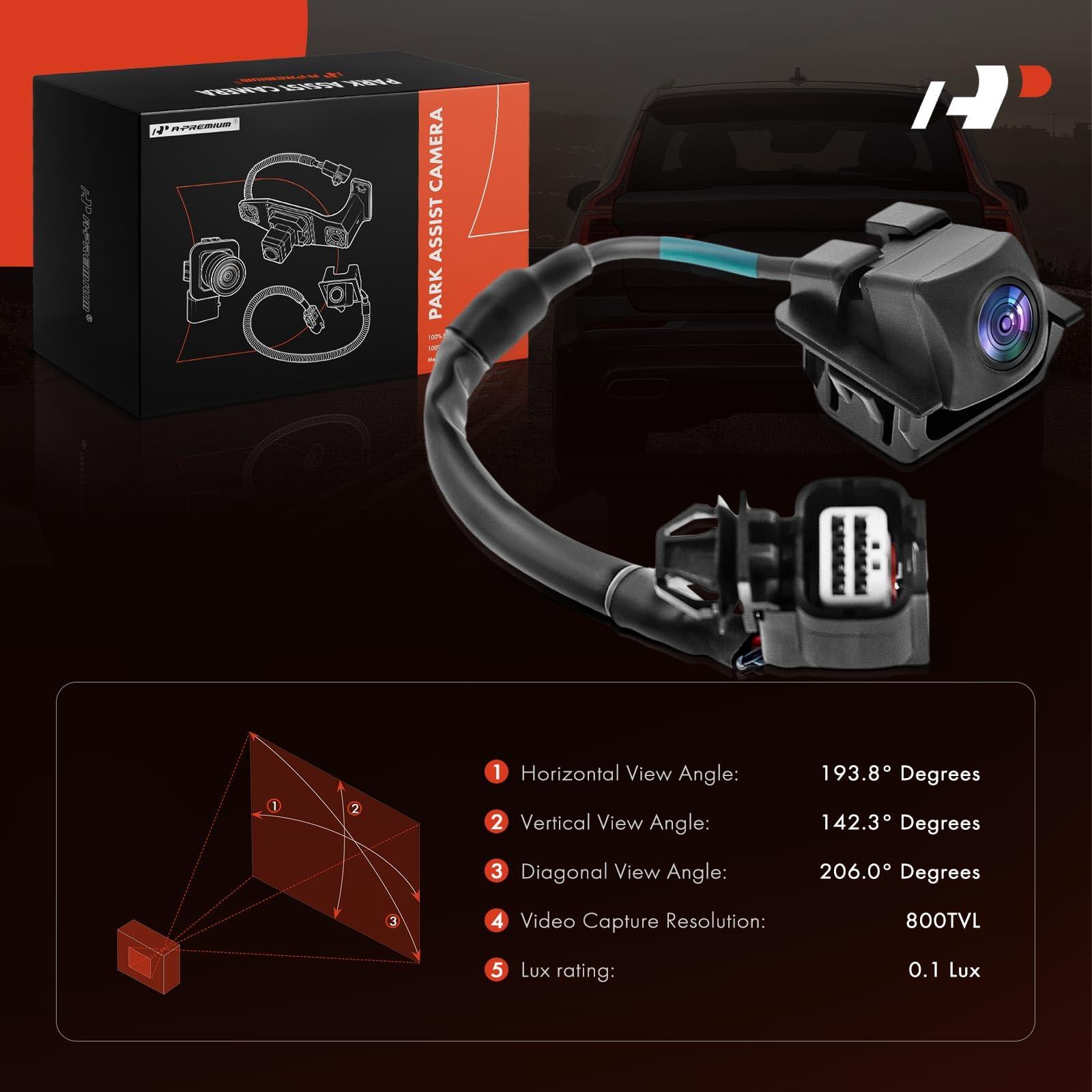 A-Premium A-Premium Park Assist Camera Rear View Backup Reverse Camera Compatible with Select Honda Models - 2017 2018 2019 2020 2021 Civic - Replace# 39530TGGA21