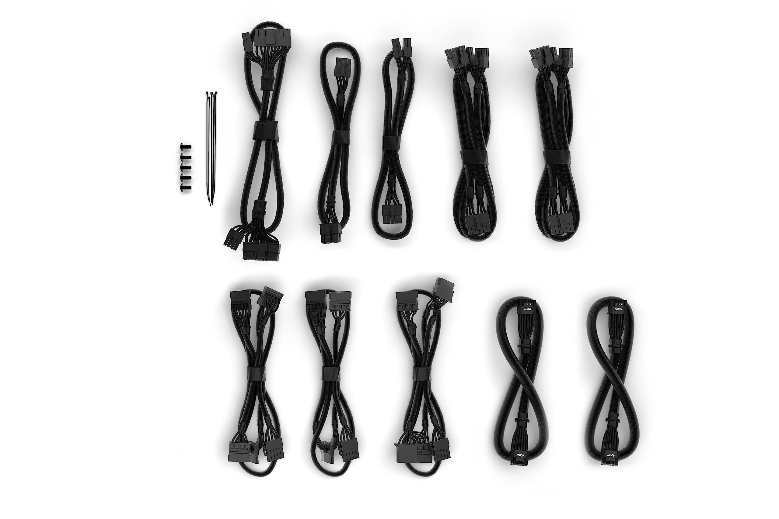 be quiet! be quiet! BN517 Straight Power 12-1200w 80 Plus Platinum, ATX 3.0, Modular Power Supply, for PCIe 5.0 GPUs and GPUs with 6+2 pin connectors, Silent 135mm be quiet! Fan - BN517