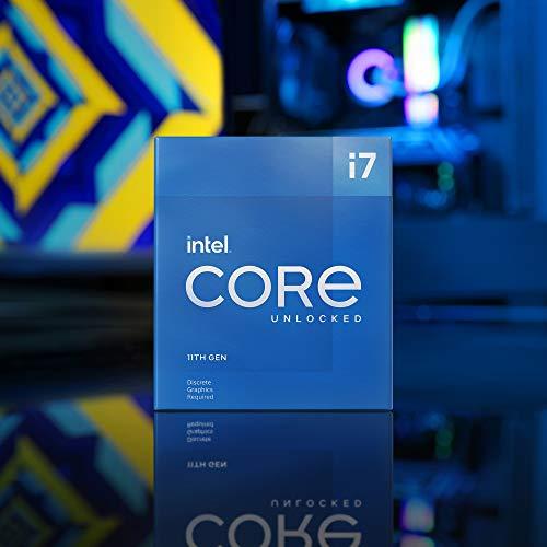 Intel Intel Core i7-11700K Desktop Processor 8 Cores up to 5.0 GHz Unlocked LGA1200 (Intel 500 Series & Select 400 Series Chipset) 125W