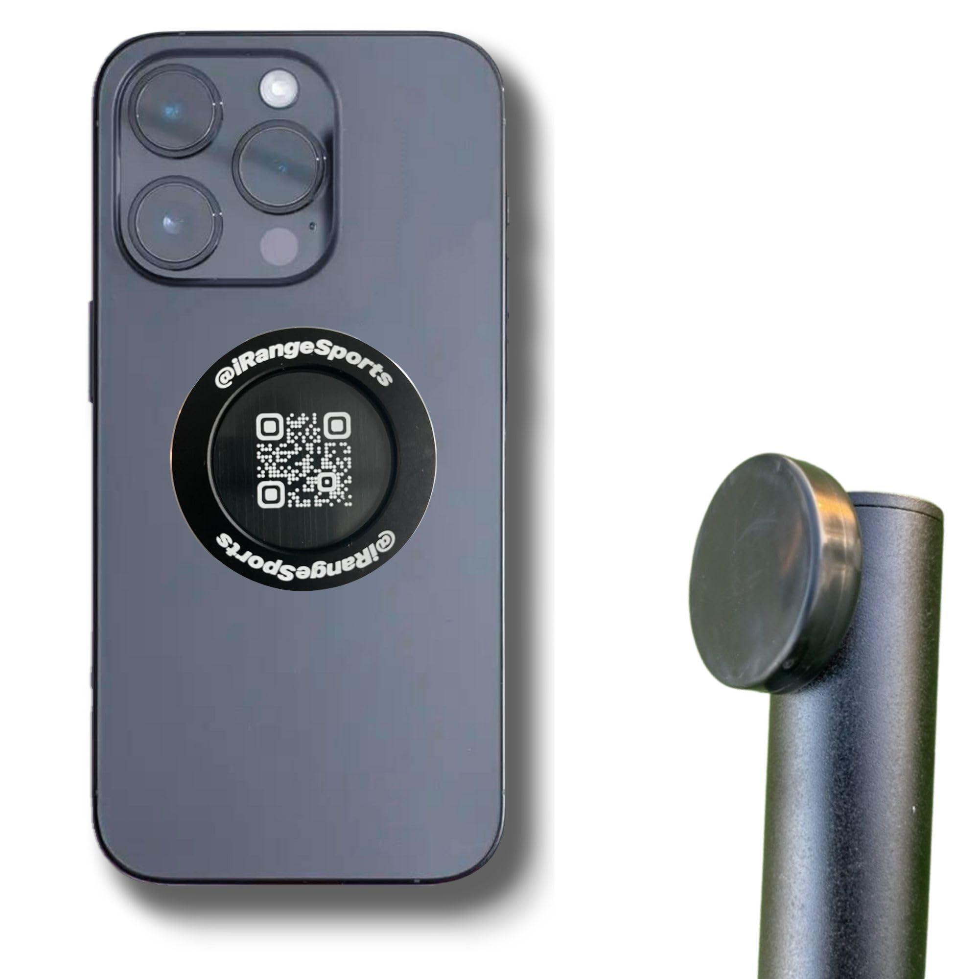 iRangeSports @iRangeSports Stick EXT w/MagSafe Compatible Puck - Lightweight & Portable Phone Stand - Easily Film Steady Video On and Off The Golf Course - 5 Stars