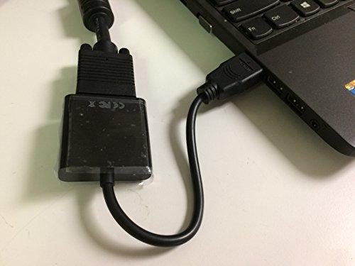 AYAGROUP AYA 9" HDMI Male to VGA Female (15-Pin) Video Converter Adapter 1080p for PC, TV, Notebooks