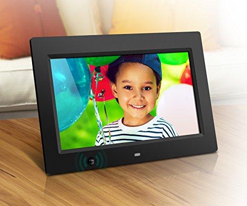 Aluratek Aluratek ADMSF310F 10-Inch Digital Photo Frame with Energy Efficient Motion Sensor 4GB Built in Memory (Black)