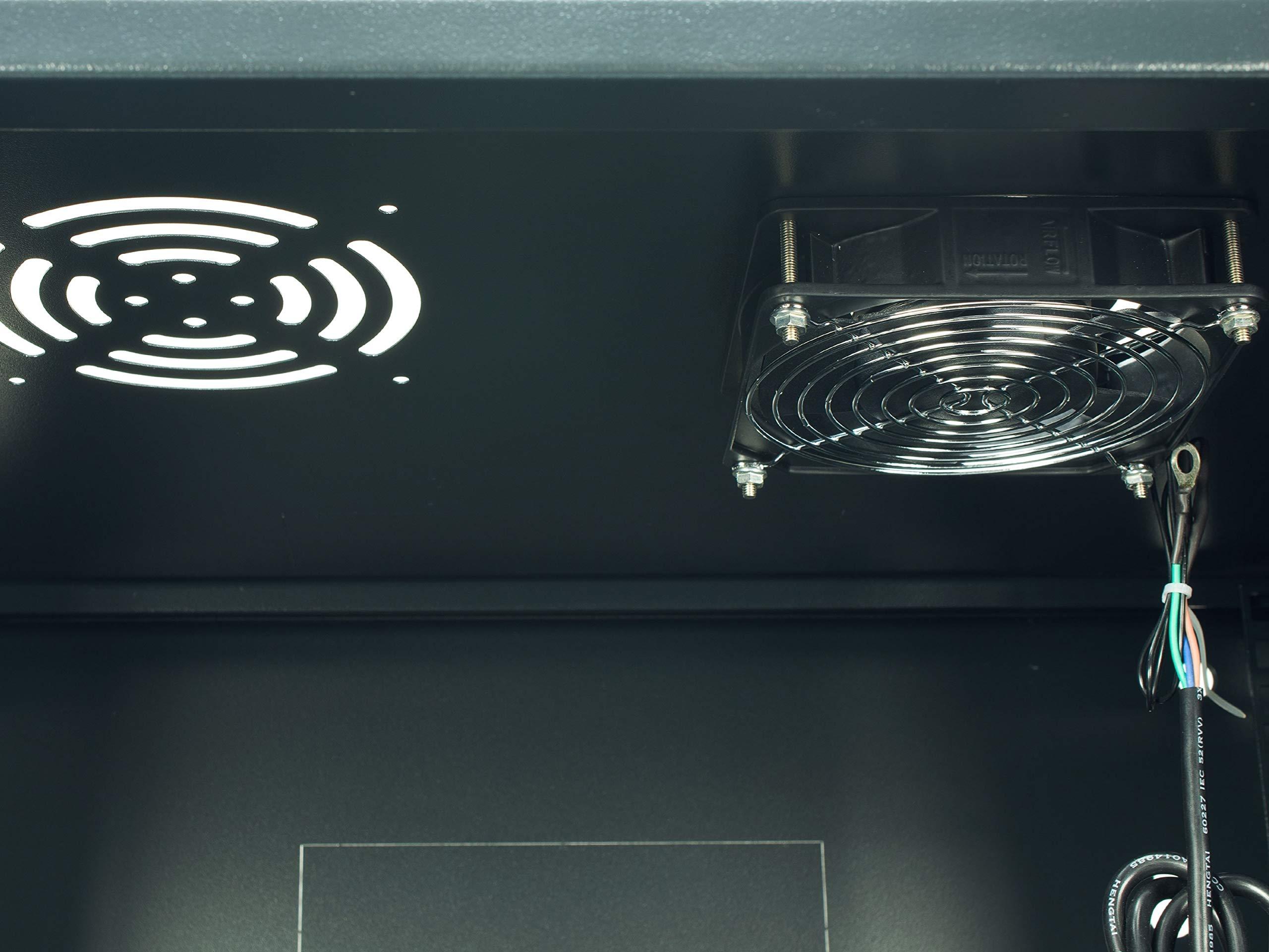 Networx® Networx 6U Wall Mount Server Cabinet - 18 Inch Depth, Vented Door, Flat Packed