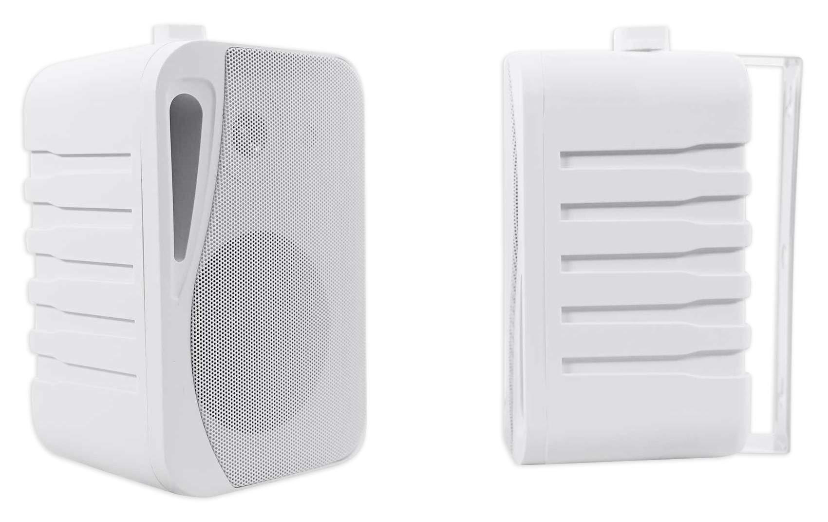 Rockville Rockville (4) HP4S-8 4\" Outdoor/Indoor Home Theater Speakers w/Swivel Bracket