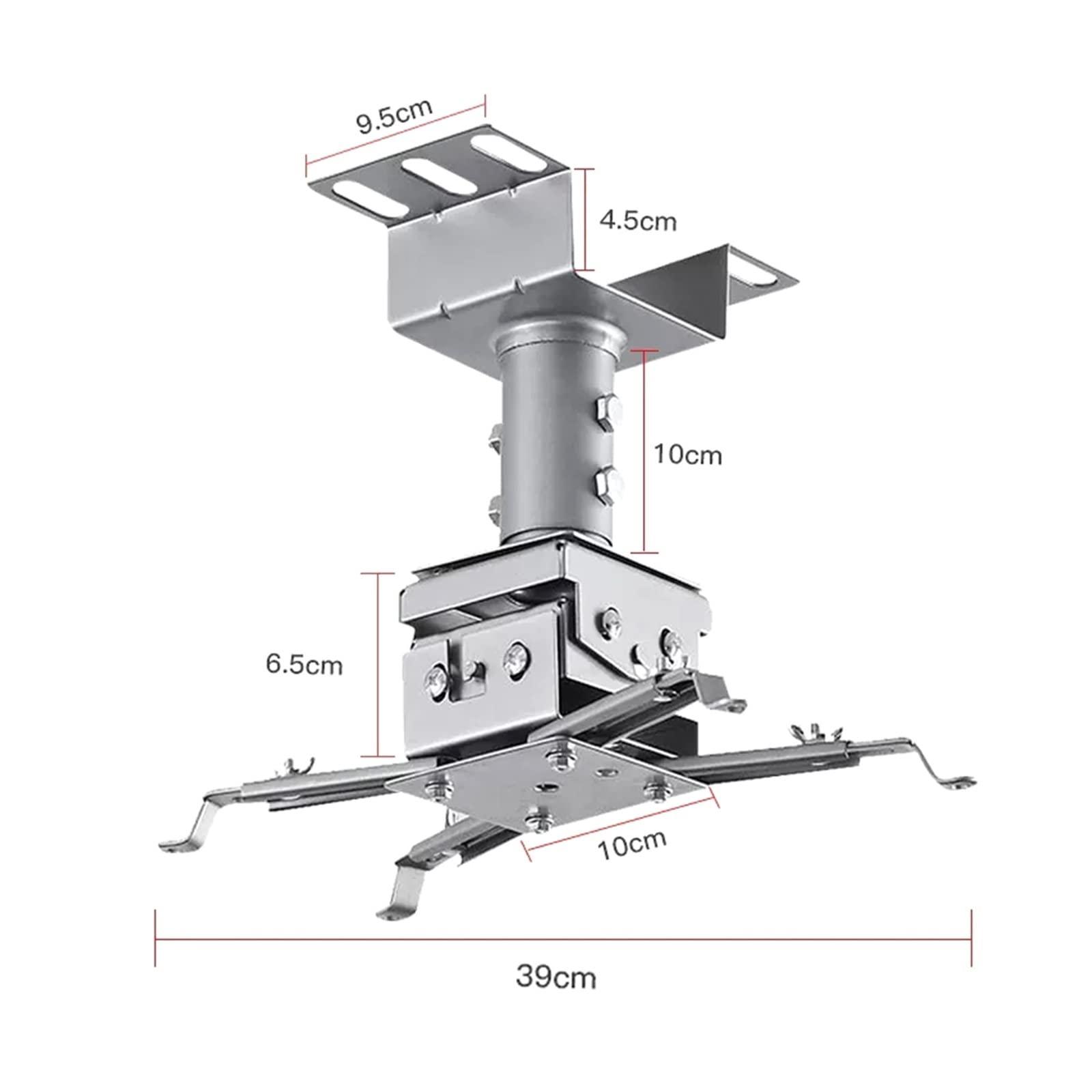 ARZARF ARZARF Projector Mount Stand Projector Bracket Hanging Type Wall Hung Universal Retractable Hanger Fixed Lifting Bracket Household Universal Ceiling Projector Hanger Projector Stand
