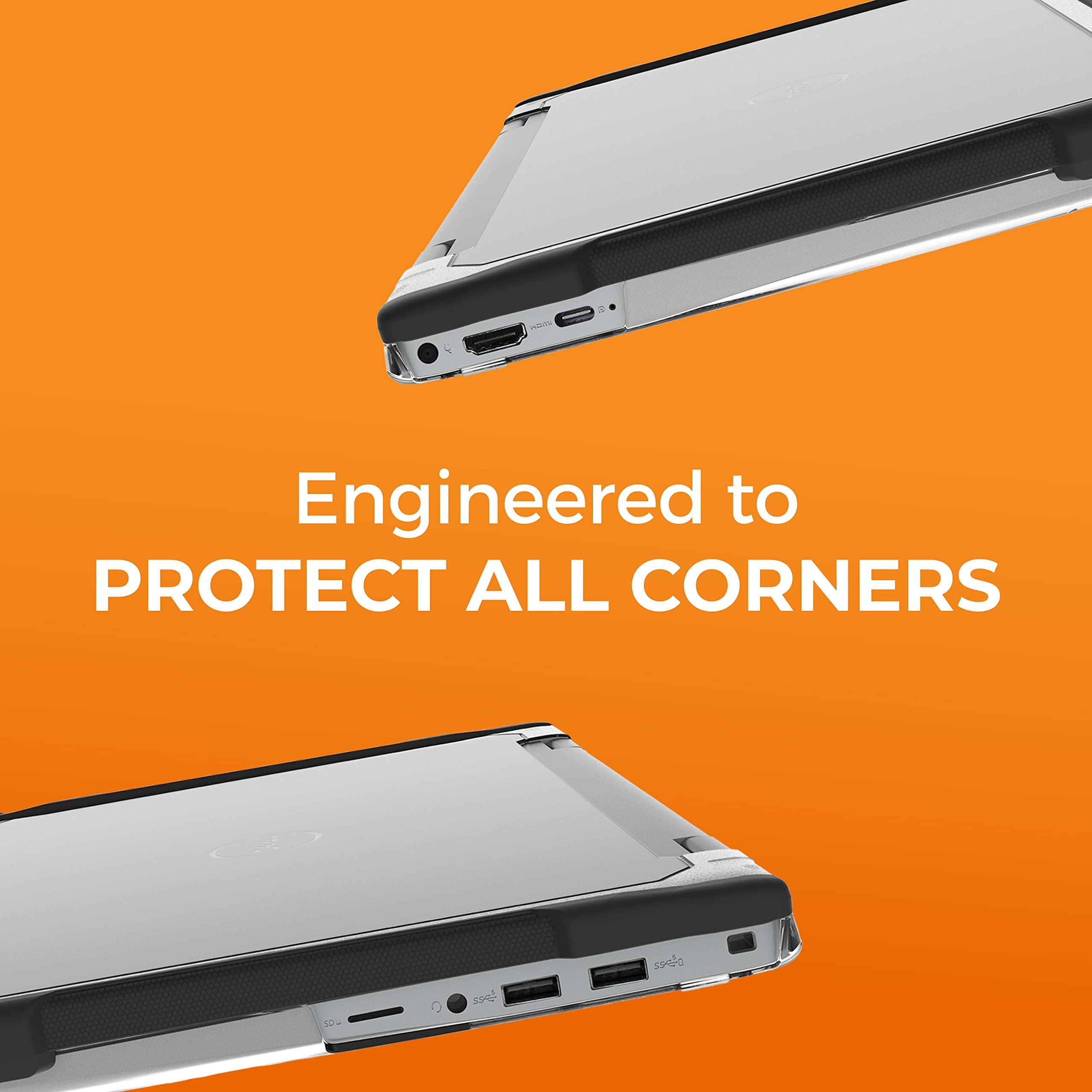 Gumdrop Cases Gumdrop SlimTech Laptop Case Fits Dell Latitude 3330 13-inch (2-in-1) Designed for K-12 Students Teachers & Classrooms Drop Tested Rugged Shockproof Bumpers for Reliable Device Protection Black