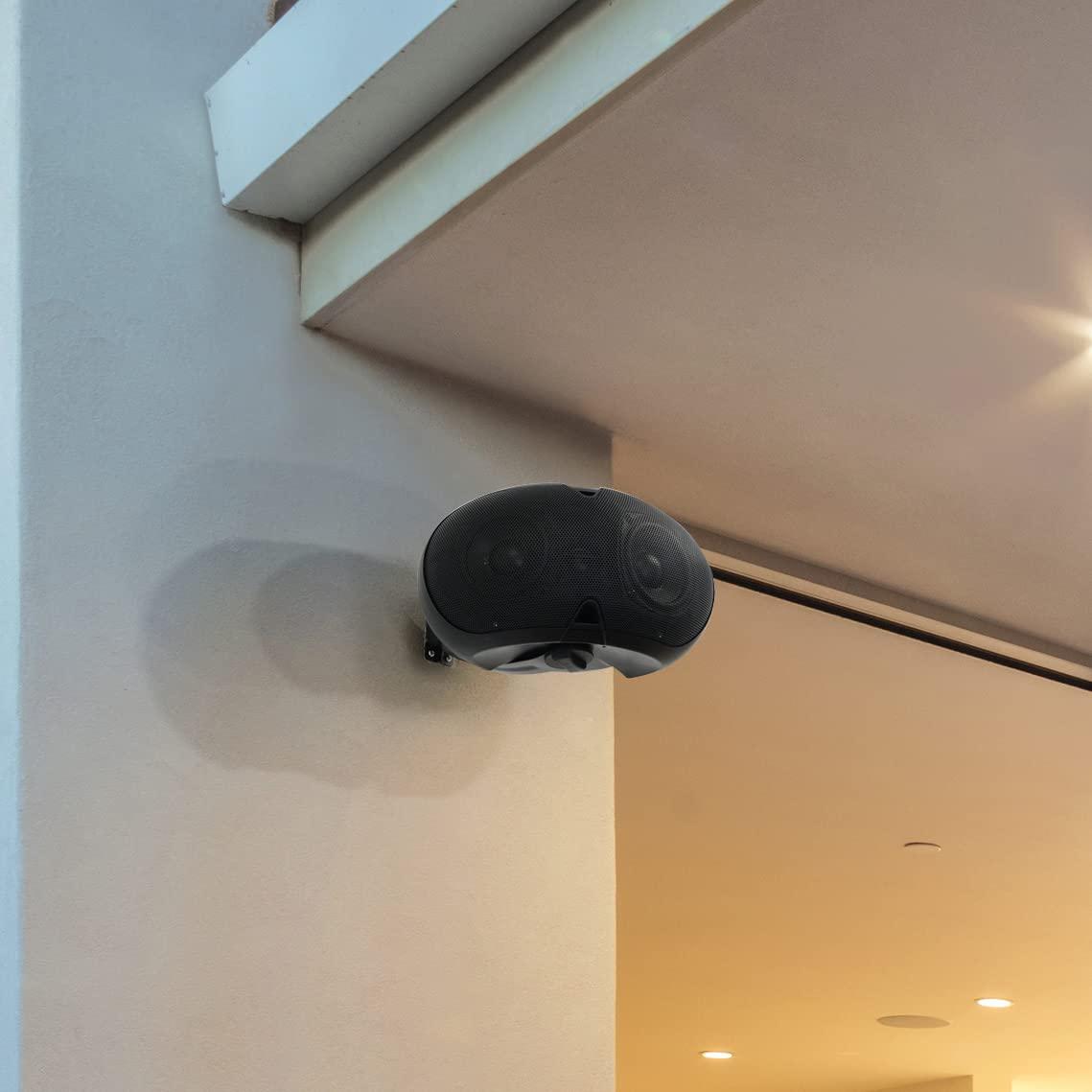 Rockville Rockville D4-16 Black Dual 4" 16 Ohm Swivel Outdoor Home Patio Speaker