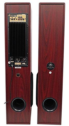 Rockville Rockville TM80C Cherry Powered Home Theater Tower Speakers 8" Sub/Bluetooth/USB