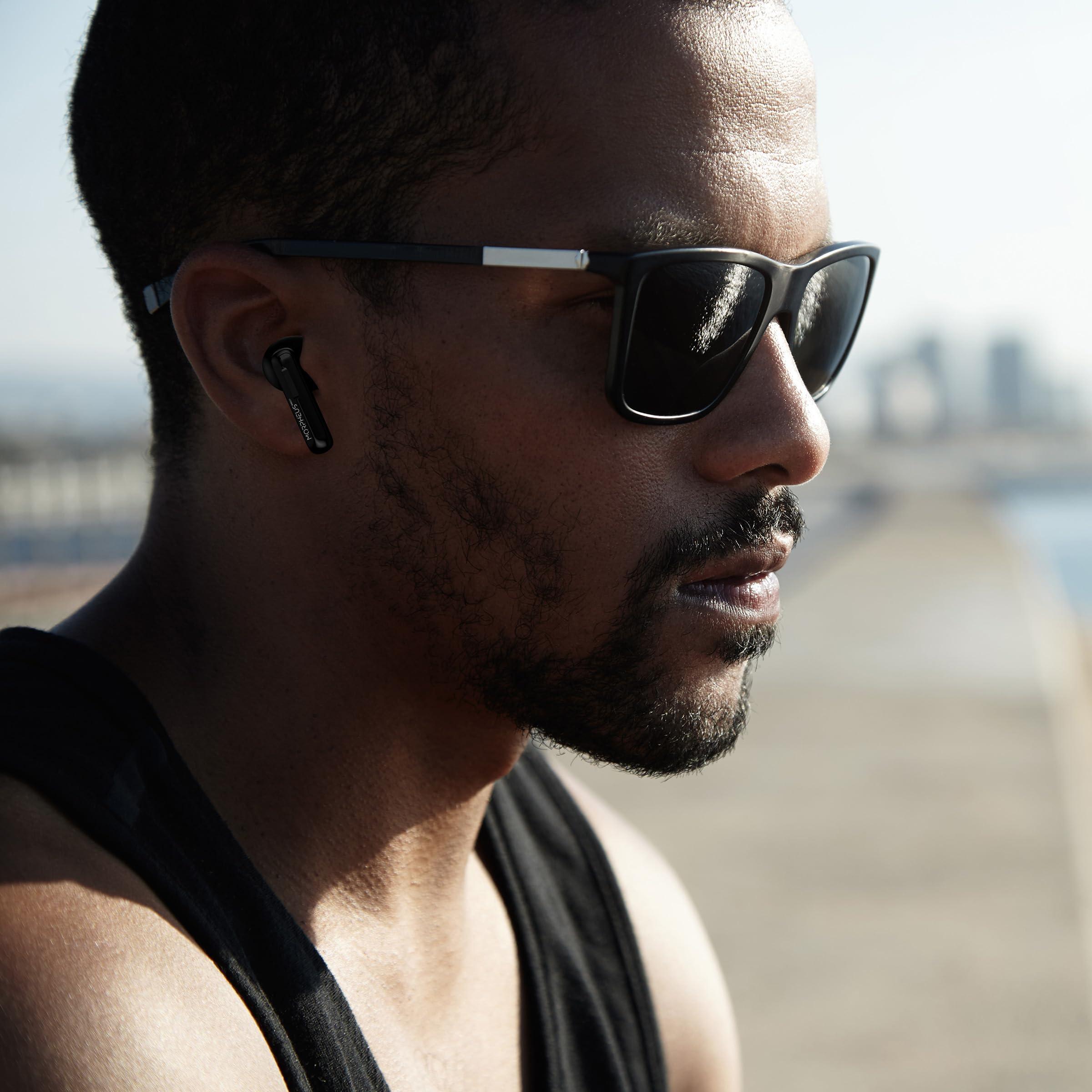 Morpheus 360 Morpheus 360 Nemesis ANC Wireless Noise Canceling Headphones TW2750B, Bluetooth in Ear Earphones, Magnetic Charging Case, 30H Playtime, Pure Black