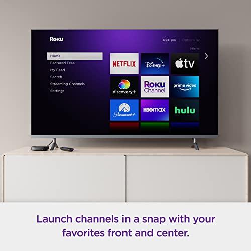 Roku Roku Ultra | The Ultimate Streaming Device 4K/HDR/Dolby Vision/Atmos, Rechargeable Roku Voice Remote Pro, Ethernet Port, Hands-Free Controls, Lost Remote Finder, Free & Live TV