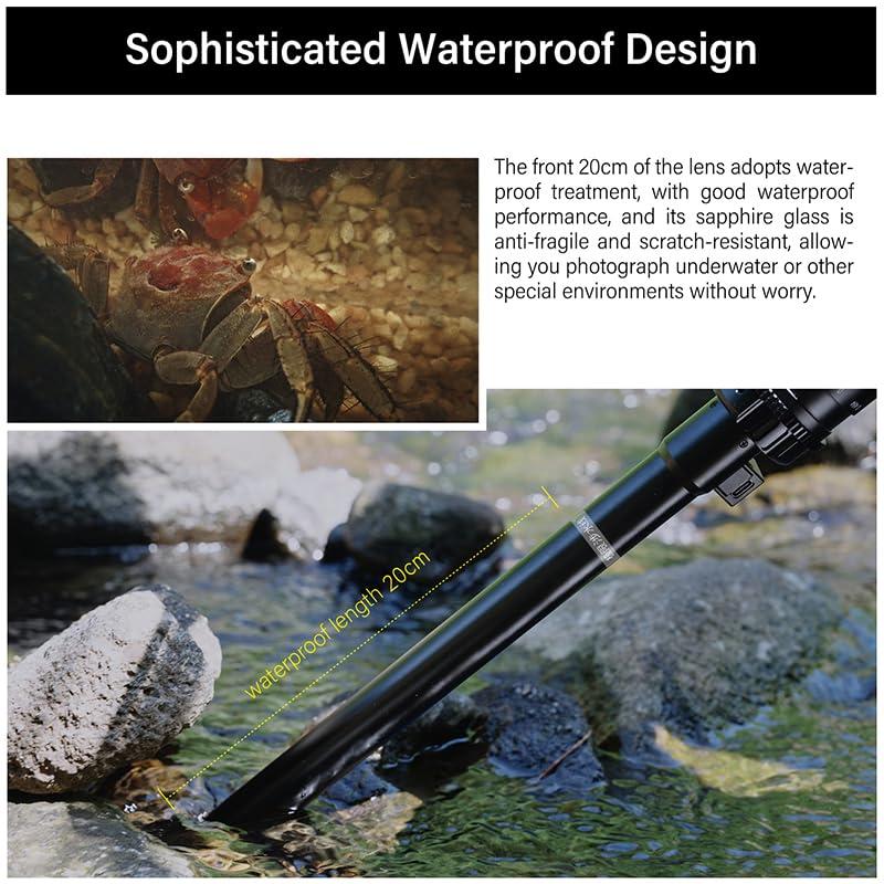 AstrHori AstrHori 28mm F13 Probe Lens 2X Macro Lens Full Frame Specialty Lens for Nikon Z Mount Series Mirrorless Cameras Z5,Z6,Z6II,Z7,Z7II,Z9,Z50,ZFC.etc(Black)