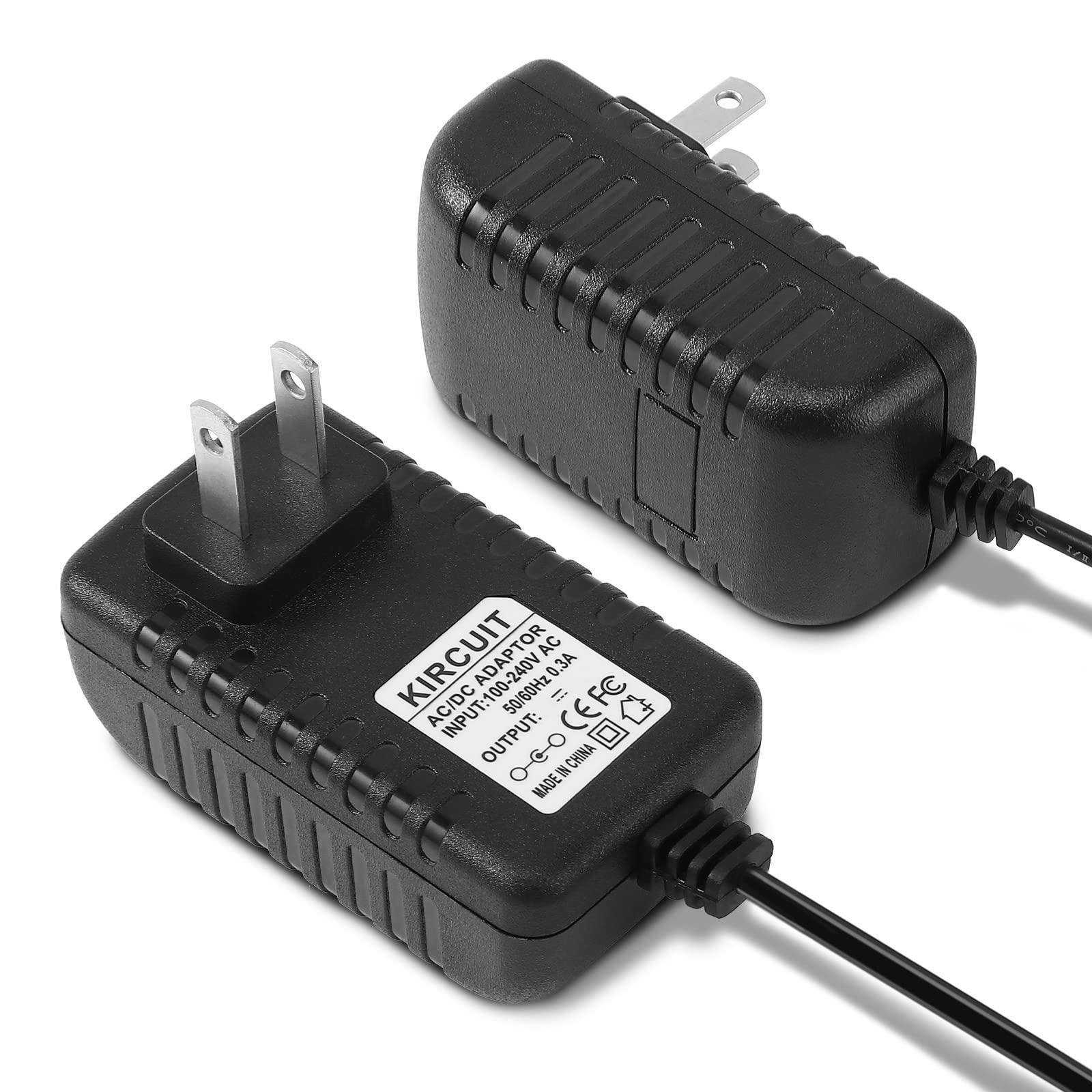 Kircuit New 19V AC/DC Adapter Replacement for Eufy RoboVac 11 T2102 11S T2108 Charging Base/Dock BoostIQ 11+ 2nd 30 AK-T21041F2 AK-T21041F1 AK-T2116111 Robotic Vacuum Cleaner Power Supply Charger