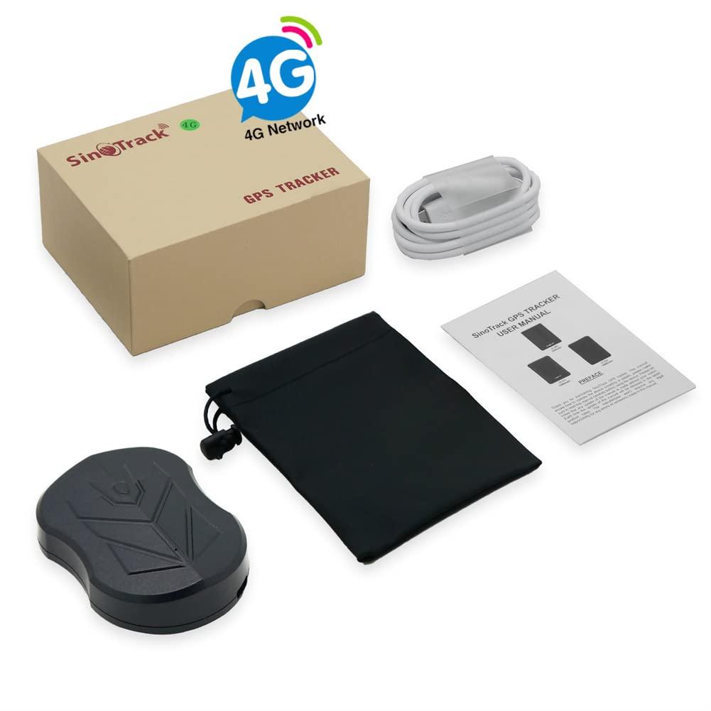 SinoTrack SinoTrack GPS Tracker for Vehicles,4G LTE GPS Tracking Device,ST-915L Real time Strong Magnetic Tracker for Car Motorcycle Taxi Truck Bus