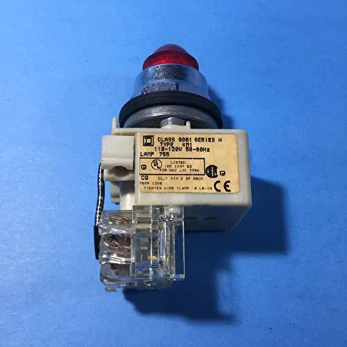 Schneider Electric SCHNEIDER ELECTRIC Model Name 9001KM1 Clear Bulb, Type: Incandescent,120VAC/DC Lamp Module Voltage
